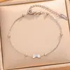 Pulsera de Acero de Titanio Resistente a la Decoloración Estilo Transfronterizo Europeo y Americano para Mujer, Moderna y Versátil, Oro de 18 Quilates, Más Vendida en Transmisiones en Vivo, Venta al por Mayor Directa de Fábrica