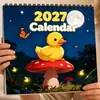 Calendario de Escritorio Transfronterizo 2027 Serie Animales Vaca Linda Calendario de Pared Colección Más Vendido de Amazon TK TEMU