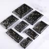 Caja desechable para sushi rectangular Caja de embalaje para salmón Caja para llevar con impresión japonesa Caja para sushi con tapa