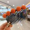 Artefacto para Quiebre de Cabello Infantil Peine para Cabello Acabado de Flequillo Horquilla de Flor Accesorios para el Cabello de Verano Parte Trasera de la Cabeza Horquilla para Cabello Femenino Tocado