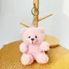 Chaveiro Pingente Boneca Urso Vestido Brinquedo de Pelúcia Ursinho de Pelúcia Evento da Temporada de Formatura Presente com Impressão de Logo