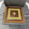 Cojín Transpirable para Asiento de Esterilla Cojín para Silla de Oficina con Computadora Asiento de Coche Verano Bambú Fresco para Mahjong Taburete de Estudiante Cojín Fresco para Asiento