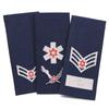 Insignia Tejida para Computadora de Fabricante con Forro y Borde Sellado Parche de Tela para Brazo con Forma de Escudo Insignia Tejida Jacquard Brocado Doble Parche de Tela Bordado