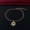 Desejo Novo Fabricante de Joias Atacado Pulseira Fofa Pata de Cachorro Animal Simples Elegante Pulseira Feminina B129