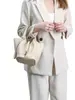 Camada Superior de Couro Bovino TC de Alta Qualidade, Nicho de Luxo, Couro Genuíno, Bolsa Saco, Bolsa Cesta de Legumes, Lembrança, Grande Capacidade, Bolsa de Mão Feminina