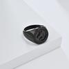 Joyería Transfronteriza Retro Europeo y Americano Cabeza de Caballo Anillo de Acero de Titanio Personalidad de Nicho para Hombres Sentido Avanzado del Diseño Usar Joyería