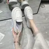 Cómodos mocasines nuevos de doble uso 2026 para mujer con suela gruesa, zapatos de enfermera de suela blanda, slip-ons que aumentan la altura