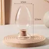 Frasco Espiral de Vidrio para Cerillos, Botella Corrugada de Vidrio de Alto Borosilicato para Cerillos, Frasco para Guardar Frijoles, Botella Invertida para Semillas