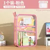 Bolsa para Documentos en Forma de L Clasificación por Materia Tipo Cremallera Transparente Bolso Especial para Estudiantes de Primaria y Secundaria Gran Capacidad Malla