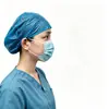 Gorro Quirúrgico Redondo de Tejido No Tejido Grueso de Grado Médico Desechable, Envoltorio Completo, Empaque Estéril Individual, Anti-Pérdida de Cabello