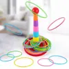 Juguete de Lanzamiento de Anillos Puesto Callejero Puesto de Mercado Nocturno Juego de Pista de Anillos de Plástico Accesorios para Lanzamiento de Anillos Adultos Niños Anillo de Lanzamiento de Anillos