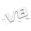 Modificación de coche pegatina para coche 4WD tracción total en todo momento gran cilindrada AWD todoterreno V6 logo lateral V8 4*4 logo metálico de cola de coche