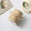 Decoración de Cordón Colgante de Gamuza, Cordón Rosa, Cuerda, Hilo, Cordón Trenzado de Piel de Ciervo, Cordón para Colgar Colgante de Piel de Vaca Blanca