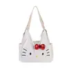 Bolsa Linda de Dibujos Animados Kt para Estudiantes Mujeres, Bolsa de Tote para Fiesta, Mochila de Gran Capacidad, Bolso Cruzado Casual