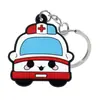 Chaveiro Pingente de Enfermeira Transfronteiriço PVC Borracha Macia Decoração de Luxo Porta-Chave de Carro Fivela de Desenho Animado Chaveiro Médico