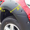 Adequado para Para-lamas Modificados com Parafusos para Ford Ranger T6/T7/T8, Peças Alargadas e Espessadas Estilo Off-Road