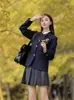 Fábrica en nombre de posventa uniforme jk otoño e invierno traje jk traje abrigo femenino traje jk escuela para traje jk