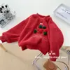 Sudaderas Navideñas Forradas de Polar para Niños y Niñas, Nuevo Estilo de Invierno, Tops Gruesos de Cuello Redondo para Niños, Nuevos Suaves y Sedosos