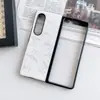 Conjunto de capa para celular Samsung Fold com tela dobrável esquerda e direita W20 arte criativa personalizada desenho animado couro f9000