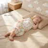 Bibi Bay Anyang Roupa Infantil Fina para Bebê Classe A Verão Algodão Bambu Gaze Saco de Dormir com Pernas Divididas para Meninos e Meninas, Frente 2 Costas 2