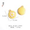 Chapado en Oro Arena Estilo K Fresco Pequeño DIY Abalorios Flor Pequeña Tulipán Mariposa Pulsera Cuerda para el Cabello Abalorio Suelto Accesorios de Joyería