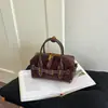 Bolso de Terciopelo Gamuzado para Mujer 2026 Nuevo Otoño Retro Boston Bolso de Mano Súper Caliente para Viajes Diarios Bolso de Hombro Cruzado