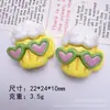 Gafas de Sol Divertidas de Dibujos Animados Fruta Manzana Fresa DIY Funda para Teléfono Móvil Pasador Diadema Flor de Zapato Colgante Joyería Resina Lote