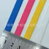 Em estoque 0,8-1,3cm fio duplo elástico fita plana de nylon nervurada dupla face nylon material de sapato cadarço cinto elástico