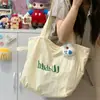 Bolso de Hombro con Letra Moda Coreana Portátil Bolso para Tutorías Estudiante de Secundaria Ligero Bolsa de Almacenamiento para Viajes al Aire Libre Compras