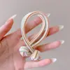 Elástico de Cabelo Altamente Elástico e Durável para Mulheres, Rabo de Cavalo Alto, Acessórios de Cabelo de Bola Anticolapso, Elástico de Cabelo Forte para Meninas