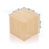 Cubos de Madera de Pino 1-5cm DIY Bloques de Construcción para Niños Cuadrado DIY Geométricos Materiales Didácticos Modelo de Construcción Bloques de Madera