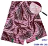 Algodón Africano Ankara Imitación Estampado de Cera Moda Brillo + Cristal Juego de Cera