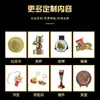 Nuevo Estilo Transparente con Tapa abatible Hecho a Medida Souvenir de Atracción Turística de la Ciudad de Changsha Imán Metálico Cultural y Creativo para Refrigerador Personalización
