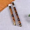 Fábrica directa de flautas para niños pastorcillos flauta de bambú amargo refinada de dos secciones con flauta horizontal de cobre flauta para estudiantes instrumento musical flauta de inserción única