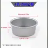 Fabricante de Moldes Xincheng Molde Redondo Anodizado Espessado Removível Molde com Fundo Destacável Molde para Bolo Chiffon 6 Polegadas 8 Polegadas 10 Polegadas