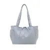 Bolso tote casual versátil con lazo para debajo del brazo para mujer 2026 nuevo estilo diario moda plisada bolso de mano para ir al trabajo