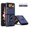Funda de Teléfono Creativa Compatible con Pantalla Plegable Samsung Funda de Teléfono Completa Integrada 4 en 1 con Soporte Magnético Funda Protectora Plegable