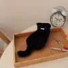 Bolsa de Lápices de Gato Lindo Japonés Bolsa Creativa de Peluche de Dibujos Animados para Guardar Artículos Varios Estudiante de Primaria y Secundaria Bolsa de Peluche para Papelería