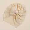 Sombrero de Malla Elástica Simple para Bebé Europeo y Americano Nuevo Sombrero Indio Primavera y Verano Sombrero Fetal Lazo Accesorios para el Cabello Infantiles Transfronterizos