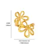 Anillo Geométrico de Línea de Acero Inoxidable Nuevo de Venta Caliente Transfronterizo Europeo y Americano para Mujer Abierto Nicho Elegante Simple Moda