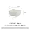 Prato Quadrado Simples Feito à Mão com Bandeja de Madeira, Molheira Quadrada de Cerâmica para Casa, Prato para Molho de Hot Pot, Prato para Lanches na Sala de Estar