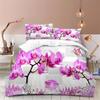 Textil Hogar Personalizado Transfronterizo Serie Floral de Tres Piezas Funda Nórdica 3D Comercio Exterior Ropa de Cama Impresión Digital