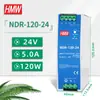 E/Ndr-120 Mean Well Fonte de Alimentação Chaveada Montada em Trilho 24V Mean Well Transformador Hdr/Dr 220V para 12V