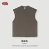 Ropa para Hombre 2025 Verano Tienda de Compradores Europeos y Americanos Marca de Moda Deshilachado Algodón Puro Sin Mangas Unisex Rasgado Chaleco Chaleco para Hombre