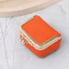 Nueva bolsa de joyería para mujer de cuero PU, bolsa de almacenamiento para anillos de diamante y collares, mini monedero, caja de joyería para anillos y pendientes