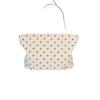 Nueva Bolsa Forro de Flores Plisada a la Moda, Bolsa Dulce y Portátil para Almacenamiento de Productos para el Cuidado de la Piel para Viaje, Bolso Clutch para Lápiz Labial para Niñas