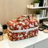 2026 Temu Amazon Sitio Independiente Transfronterizo Nuevo Bolso de Almacenamiento Ligero Acolchado para Mujer Bolsa de Maquillaje