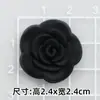 Gato KT Blanco y Negro Hello Kitty Letra PVC Goma Suave Accesorios DIY Funda para Teléfono Móvil Pantuflas Funda para iPad Piezas Decorativas para Taza de Agua
