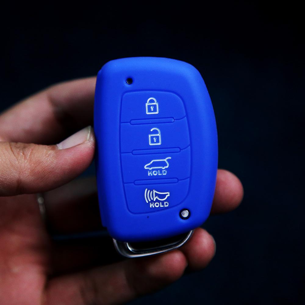 现代悦动钥匙套ix35锁匙包索纳塔硅胶保护套 (11).jp