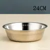 Tigela de Aço Inoxidável para Pet, Tigela Universal de Comida para Gatos e Cachorros, Tigela Grande de Ração para Gatos, Suprimentos para Cachorros, Tigela de Pet Transfronteiriça